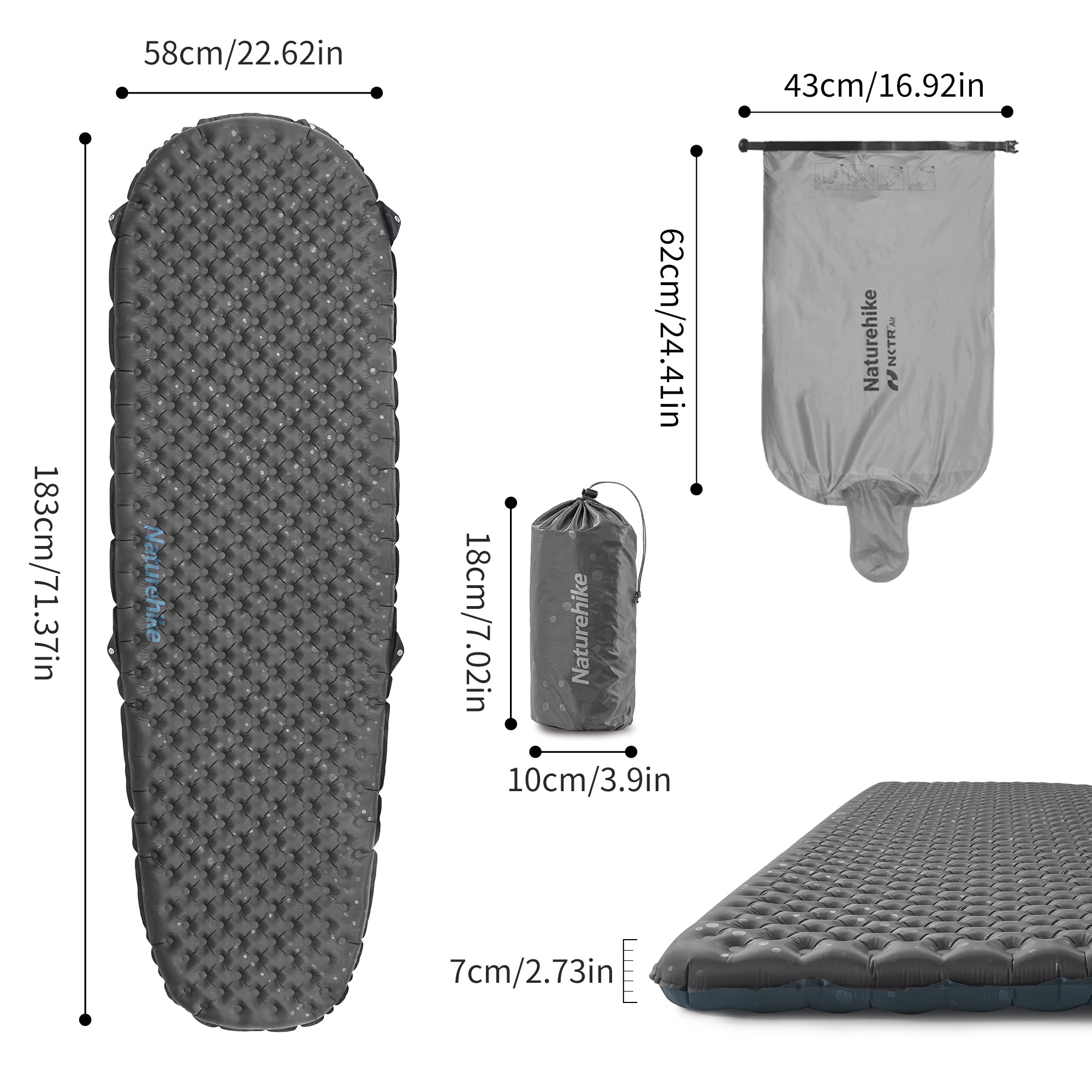 TuYe™ 3.5 Ultralight Inflatable Pad