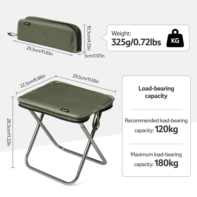PeakLite™ XL01 Ultralight Folding Camping Stool Main Image