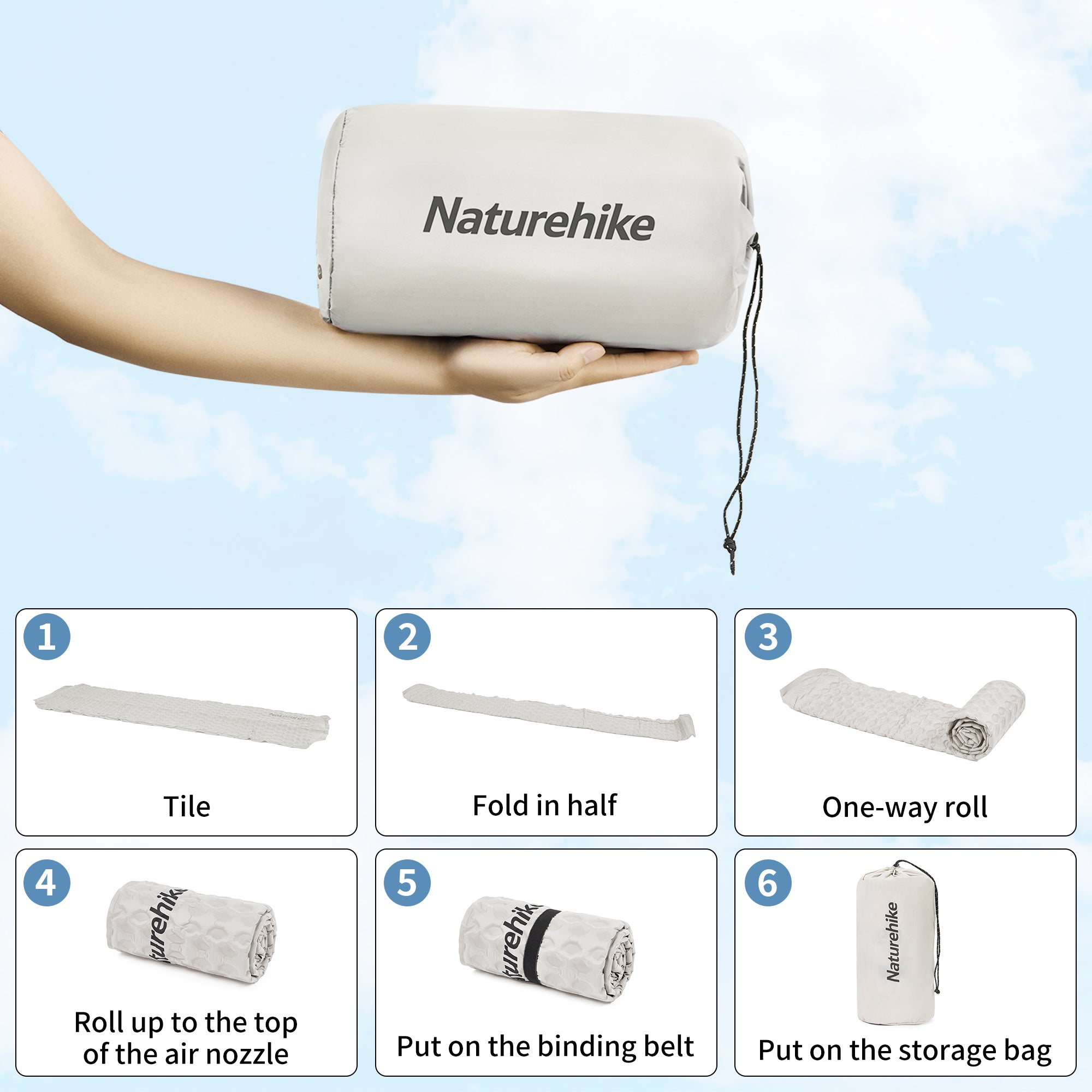Yugu™ Ultralight Self-Inflating Pad