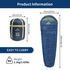 Mujin™ MJ300 Synthetic Mummy Sleeping Bag 39°F / 4°C