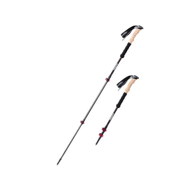 Far Wind™ Three-section Telescopic Carbon Trekking Pole Hover Image