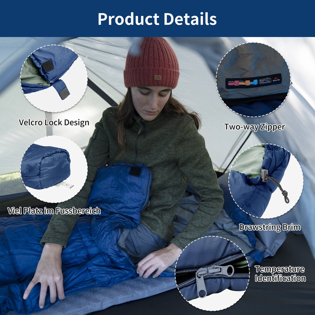 Mujin™ MJ600 Synthetic Mummy Sleeping Bag 23°F / -5°C