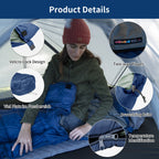 Mujin™ MJ600 Synthetic Mummy Sleeping Bag 23°F / -5°C
