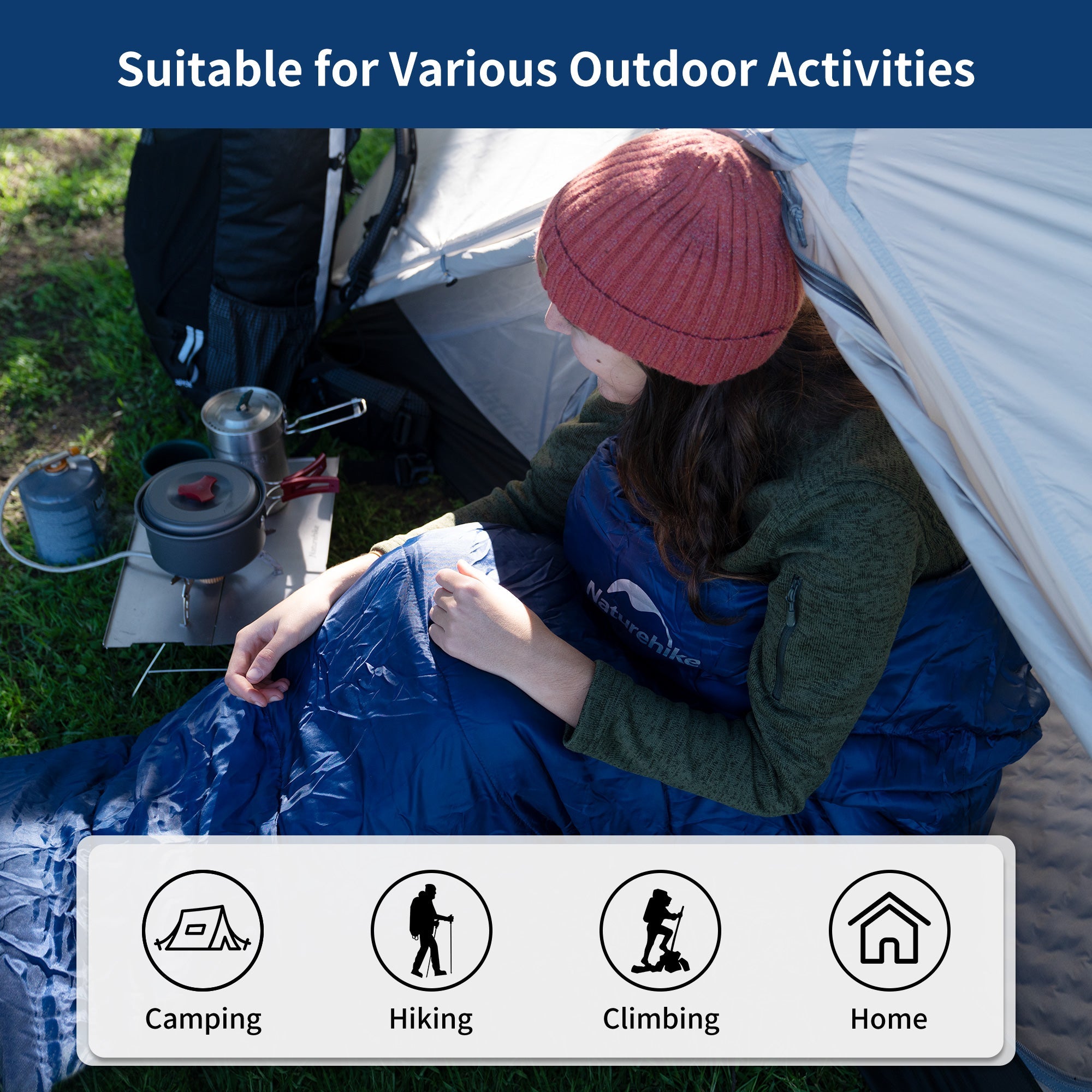 Mujin™ MJ600 Synthetic Mummy Sleeping Bag 23°F / -5°C