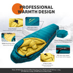 Snowbird™ SP550 Down Mummy Sleeping Bag 29.3°F / -1.5°C