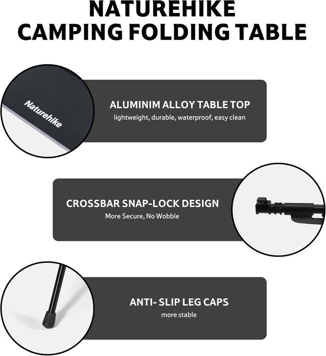 PeakLite™ YL01 Folding Camping Table Main Image