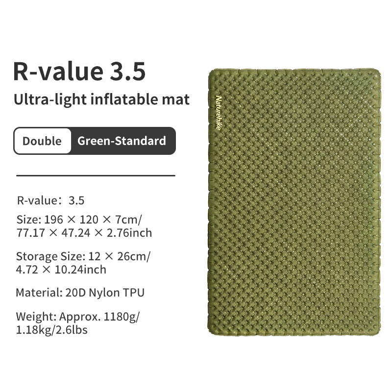 TuYe™ 3.5 Ultralight Inflatable Pad