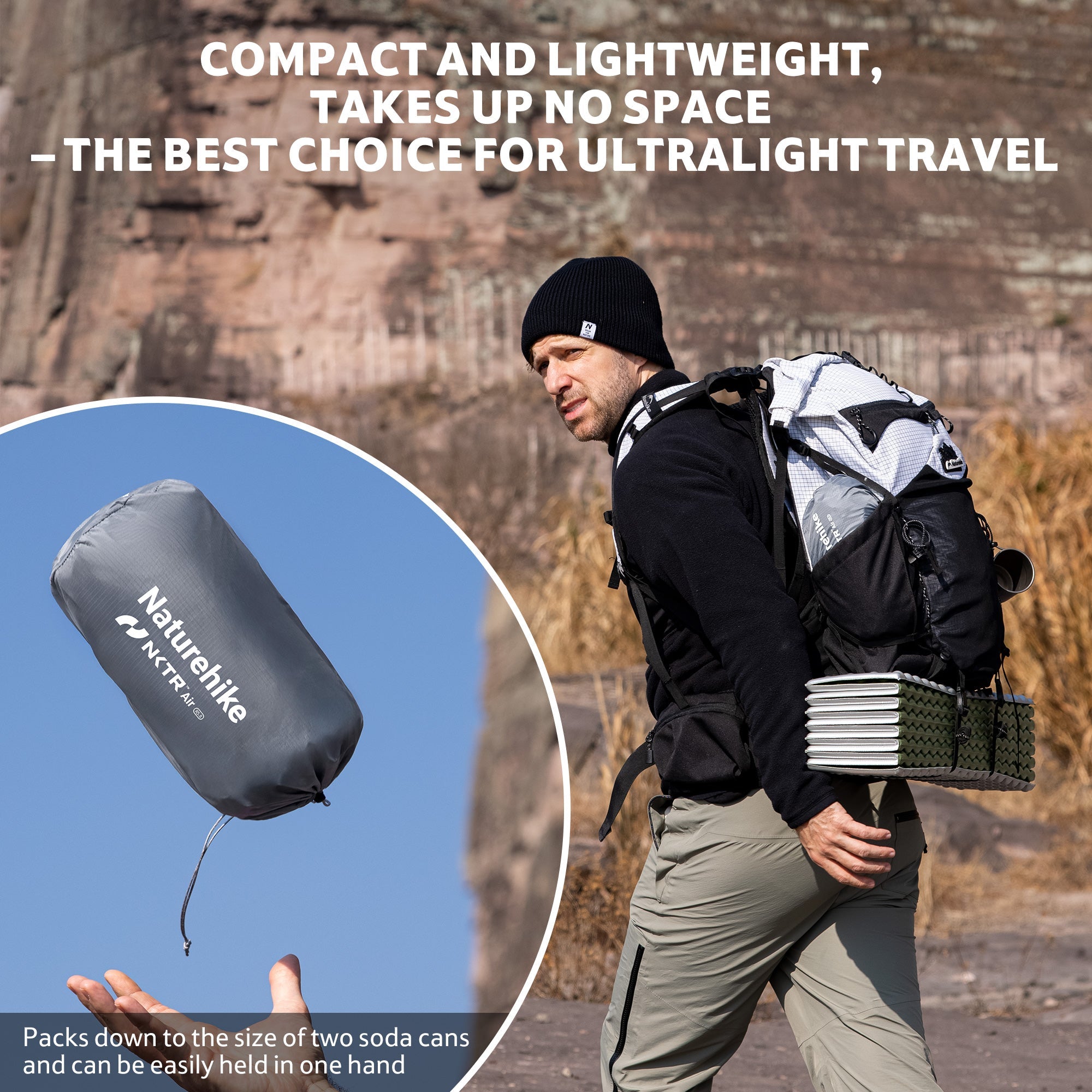 TuYe™ R5.8 Ultralight Inflatable Pad with Reinforced Sidewalls
