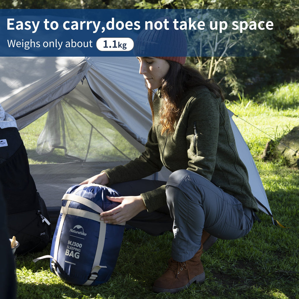 Mujin™ MJ300 Synthetic Mummy Sleeping Bag 39°F / 4°C