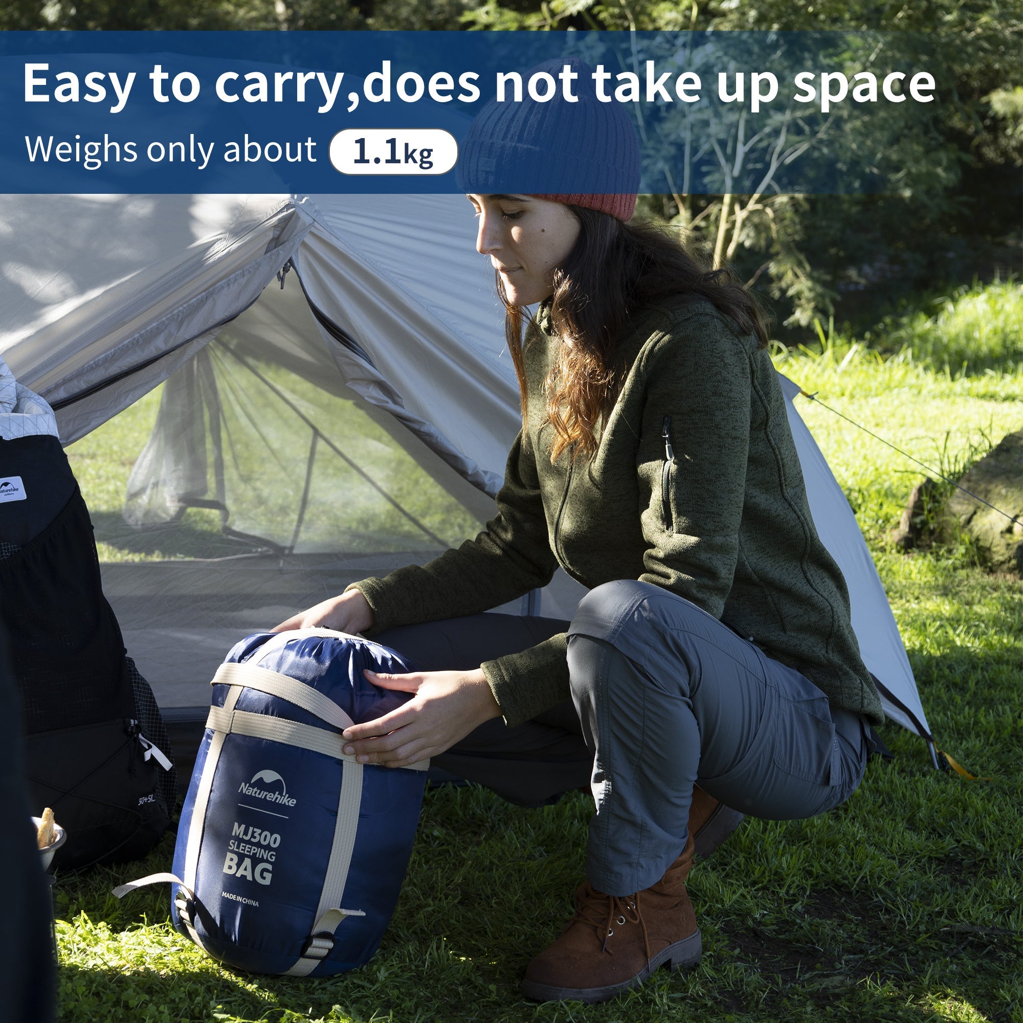Mujin™ MJ300 Synthetic Mummy Sleeping Bag 39°F / 4°C