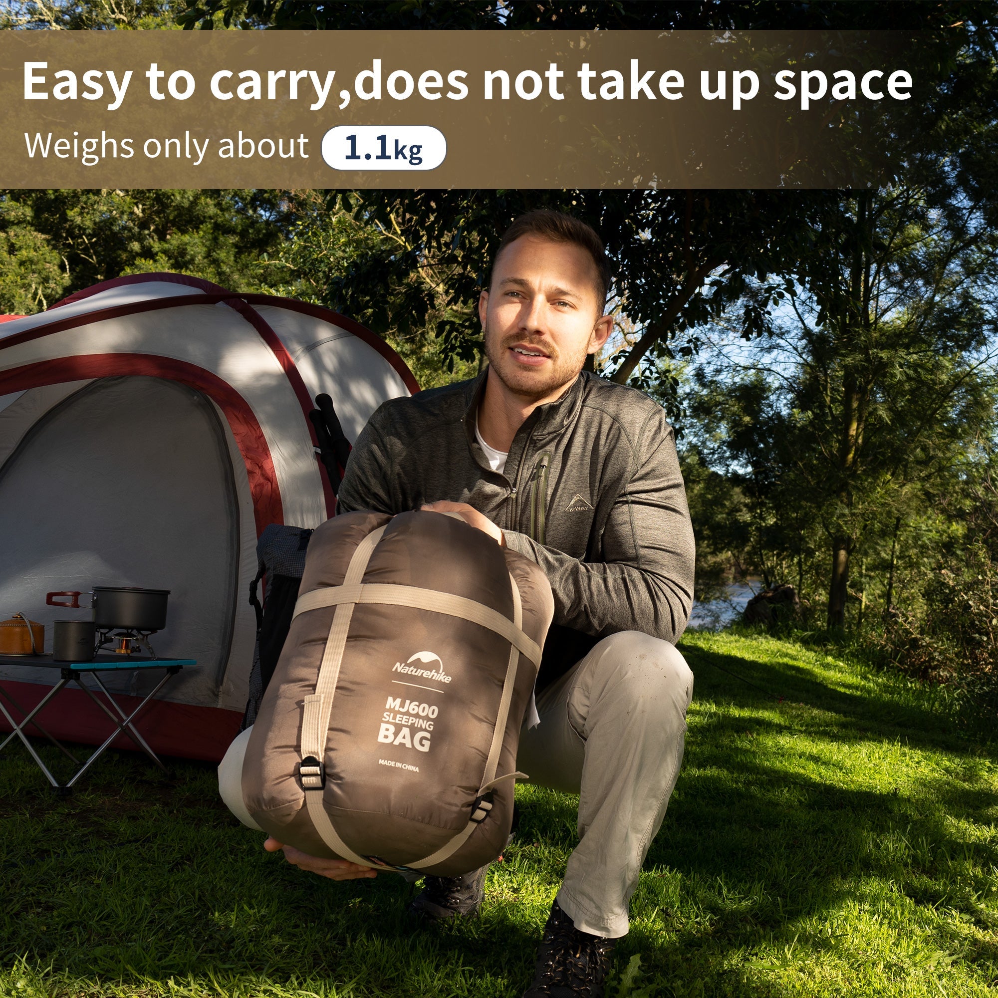 Mujin™ MJ600 Synthetic Mummy Sleeping Bag 23°F / -5°C