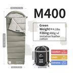 SunTherm™ M400 Synthetic Sleeping Bag 34°F / 1°C