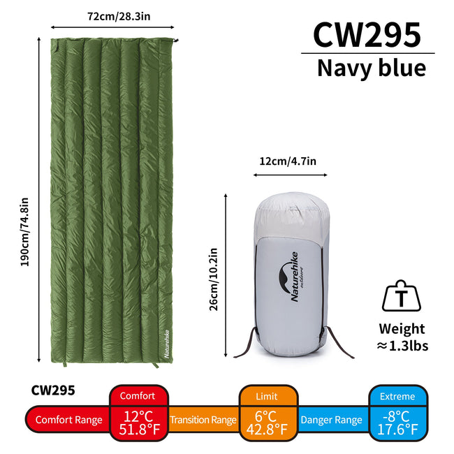 CW™295 Down Ultralight Sleeping Bag 54°F / 12°C Main Image