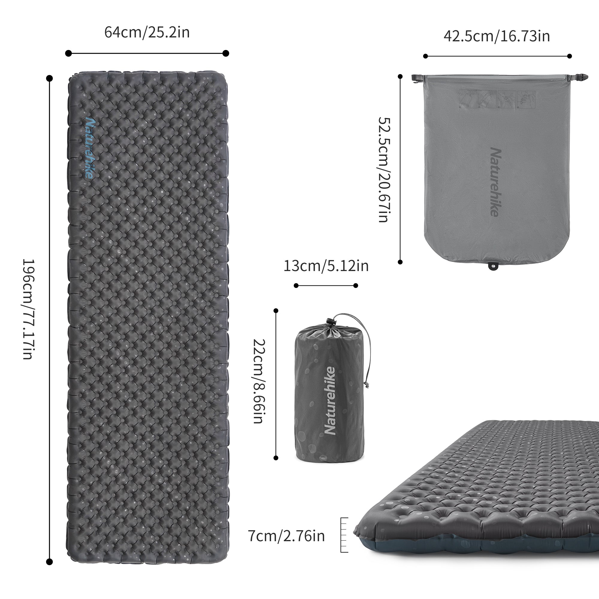 TuYe™ 3.5 Ultralight Inflatable Pad