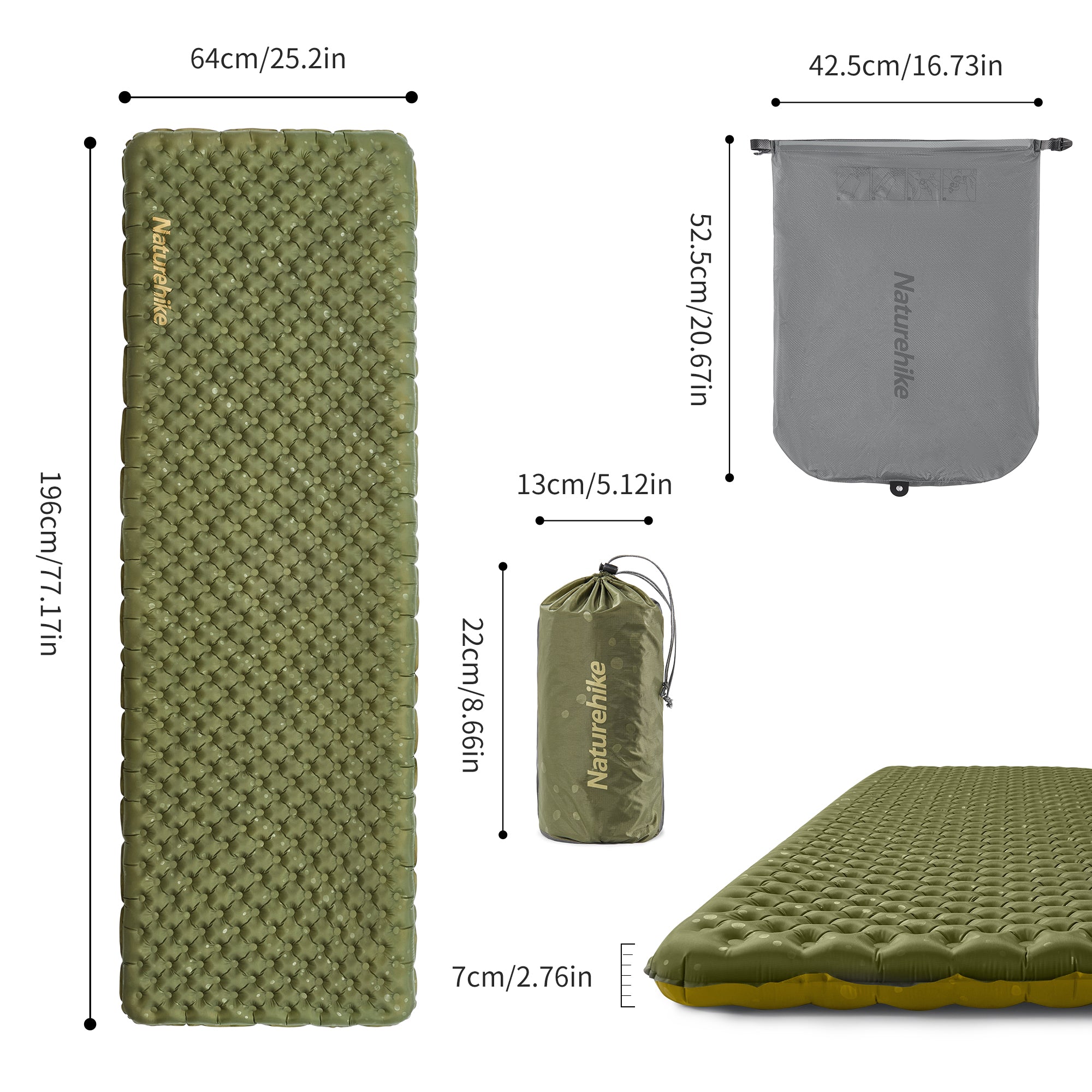 TuYe™ 3.5 Ultralight Inflatable Pad