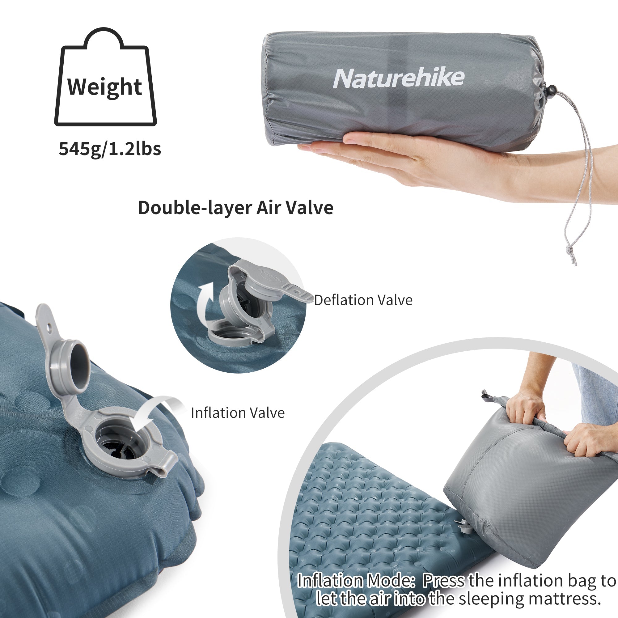 TuYe™ 3.5 Ultralight Inflatable Pad