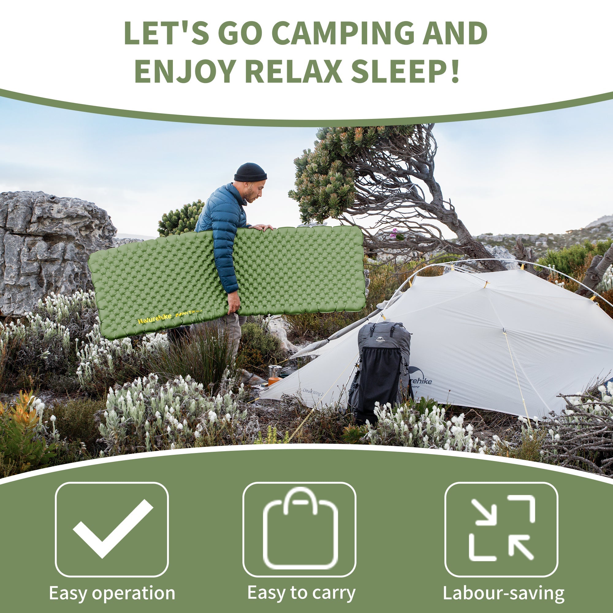 TuYe™ 4.6 Ultralight Inflatable Pad