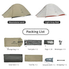 Naturehike Cloud Up Pro 2 Person Lightweight Backpacking Tent