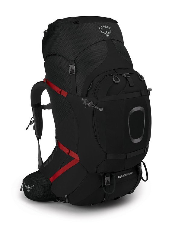 Osprey Aether Plus 85L Men’s Hiking Backpack With Rain Cover Hover Image