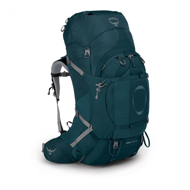 Osprey Ariel Plus 70L Women’s Hiking Backpack With Rain Cover Main Image